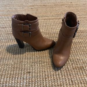 Express booties. Only worn a few times. Good shape